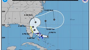 Tropical Storm Humberto forms near Bahamas