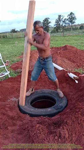 Sophisticated Tire-Earth Foundation Construction - High-Precision Sod-Base Engineering