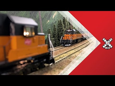 Rivet Counter SD40-2s on Bill Heiden's Milwaukee Road Layout