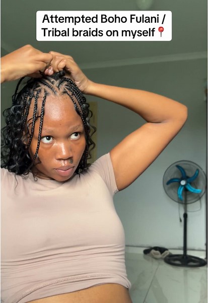 DIY Boho Fulani Braids Tutorial