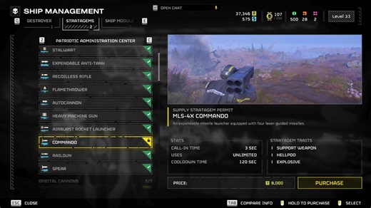Helldivers 2 players can now unlock the Commando Rocket Launcher following X-45 defense - VideoGamer