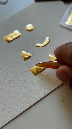 New gesso batch with mirror finishing!! #gilding #gesso #illumination | Avinash Kharat