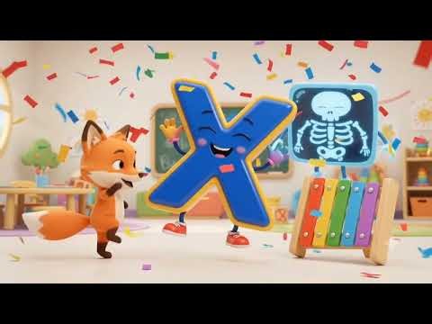 Letter X Song for Toddlers | Learn Alphabet X | Preschool Learning | Nursery Rhymes
