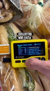 WiFi Pineapple Pager in Public 📟🛜 I take the WiFi Pineapple Pager into a grocery store and showcase what’s happening around you at all times on the WiFi spectrum. This is 100% passive visibility: • Nearby Wi-Fi access points • Broadcasted SSIDs • Signal strength and presence • Connected clients (hosts associated to networks) • Live, real-time wireless activity Most people don’t realize how much information is constantly leaking into the air just by existing in public spaces. Just observing wha