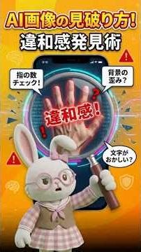 AIの作るフェイク画像に注意⚠️見分け方3選