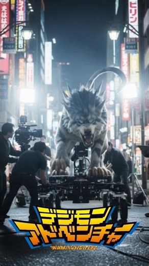 Digimon: Gabumon Evolution Film Set Behind the Scenes | Gabumon in Real Life #digimon #gabumon #ai