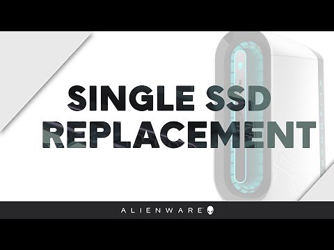 How to replace the solid-state drive on an Aurora R11