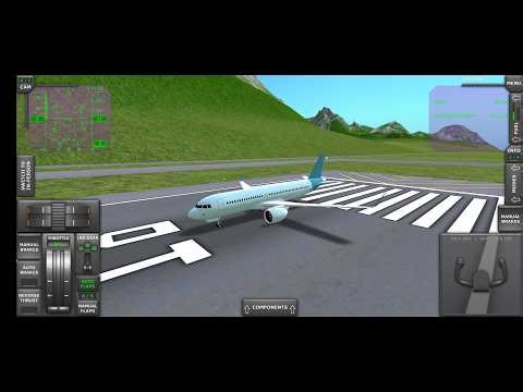 Flying Airbus A320 Mod in Turboprop Flight Simulator Jet Mod | Android Gameplay