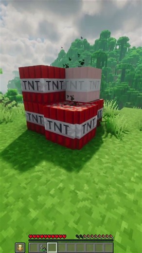 Can ONLY 10 TNT Break Bedrock? 🤯 #viral #shorts #minecraft #gaming