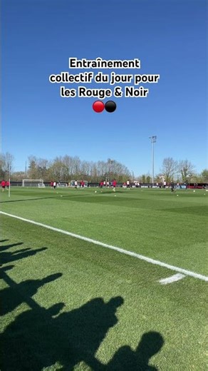Entraînement matinal sous le soleil pour le Stade Rennais ce mercredi ☀️ #srfc #rennes #football ￼