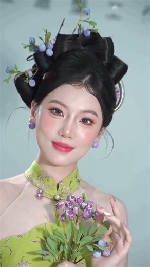 Blossoming Spring: A Chinese Bride's Radiant New Style
