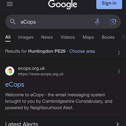Would you like to know more about what we have been up to? eCops is our email messaging system where you can find out about 👇 📱 Updates from our policing teams 📱 Appeals 📱 Local crime information 📱 Crime prevention advice All directly into your inbox! The service is completely free and works alongside Neighbourhood Watch to bring you messages about your local area. Something you are interested in? Sign up here 👉 https://orlo.uk/YOb6K | Policing Huntingdonshire
