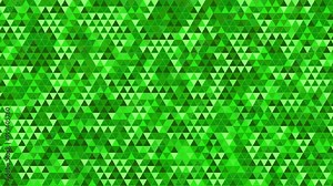 Abstract triangle pattern background texture. Green geometric low polygon design for wallpaper. Loop animation. Vertical video.