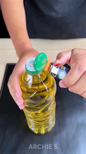 4.7M views · 35K reactions | DIY Olive Oil Dispenser Like in Restaurants ✨ Easy Hack | Archie5 | Facebook