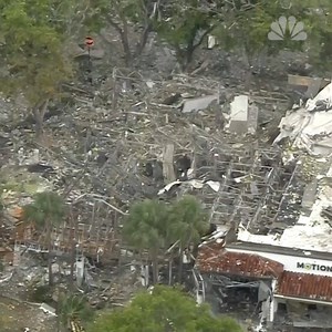 WATCH: Video shows windows blown out of an LA Fitness gym and wreckage scattered across the ground after explosion at South Florida shopping center. Morgan Chesky will have the latest details tonight on NBC Nightly News. MORE: https://nbcnews.to/2FUmXQP | NBC Nightly News with Tom Llamas