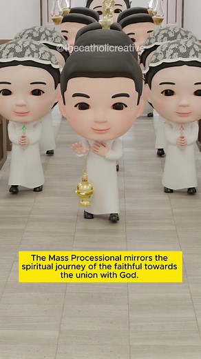 Meaningful Elements of a Catholic Mass Procession