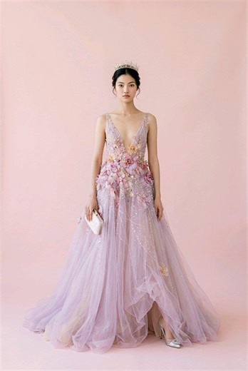 Lavender Blush Bridal Gown - Etsy