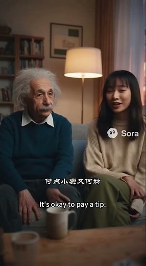 爱因斯坦炒股的策略和心态都很好，而且愿意多付一点小费 #k线图 #领涨 #美股买卖点 #btc #美股 #trading #sora2