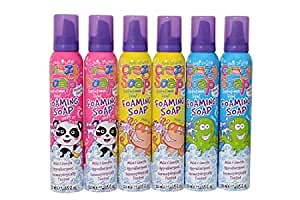 Kids Stuff Crazy Soap Foaming Soaps 225ml (Pack of 6) (2 X BLUE) (2 X PINK) (2 X WHITE)