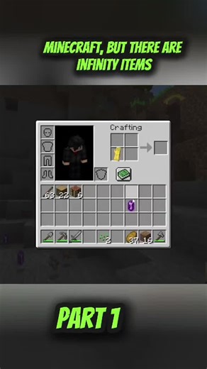 Minecraft Challenge: Exploring Infinity Items