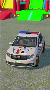 🤩Dacia Police Car🚔 Ready To Parking Garage #fs22 #farmingsimulator22 #farmingsimulator