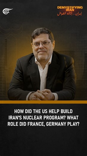 In this week’s Demystifying Iran, Professor Mohammad Marandi exposes a rarely acknowledged fact: #Iran’s nuclear program began in 1957 with full US backing under the Atoms for Peace agreement. The #UnitedStates even helped build Iran’s first reactor, while #Germany and #France moved to supply nuclear technology. At the time, Iran’s nuclear ambitions were "a celebrated symbol of modernity," Marandi says, adding, "There was no crisis" or "threat". That narrative only emerged after the Islamic Revo