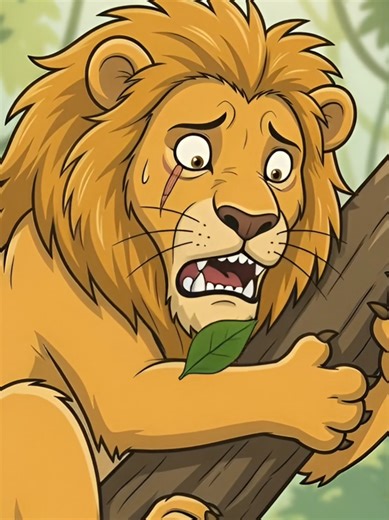 ​DNA doesn't lie... size doesn't matter when instinct kicks in! 😂 #CatLogic #LionKing #Animation