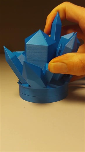 3D gedruckter Kristall von Maker World!😮
