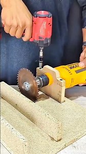 تحويل دريل إلى أداة قطع DIY بدقة عالية للخشب المضغوط ⚙️🪚