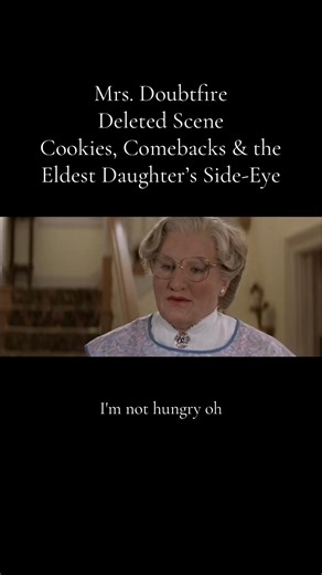 The kids walk in… and Mrs. Doubtfire is ready with a plate of cookies and a warm | Stories in Rhode Island
