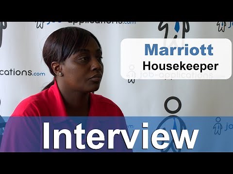 Marriott Interview - Housekeeper