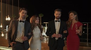 Two Beautiful Couple Communicating Spending Time Stock Footage Video (100% Royalty-free) 1079239772 | Shutterstock