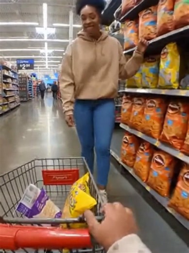 Baby Shops At Walmart | POV #Baby #walmart #gopro #cute #fyp