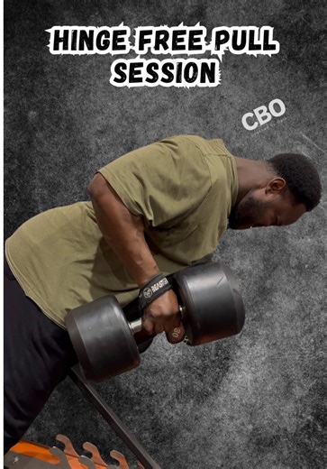 Hinge free pull session Exercise order: Rope pullover Conventional lat pulldown Neutral grip seated row Chest supported dumbbell row Chest supported incline dumbbell row T bar row Structured to prioritise tension through the lats and mid back without loading the hinge. Want to learn more about coaching or a training programme built around you? DM me the word COACH.