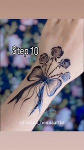 12K views · 92 reactions | Step-by-step tutorial on how to draw a bow | Fatima hennaartist | Facebook