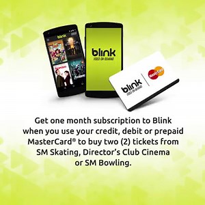 29K views · 73 reactions | Starting October 1, Mastercard users who will be buying two SM Skating, SM Supermalls Bowling, and Director's Club Cinema will enjoy a month-long FREE subscription on blink! Make your purchase now! | blink | Facebook