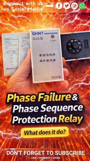phase failure & phase Sequence protection relay || how do work it ?