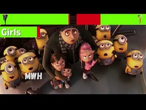 Gru vs. Vector final battle with healthbars | Despicable Me (2010) | MWH