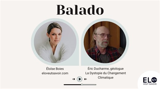 Le géologue retraité Éric Ducharme se dit encore plus radical que les climatosceptiques. Il nie l'effet de serre et n'observe aucun réchauffement climatique alarmant sur ses graphiques. Dans un essai scientifique intitulé «Dystopie du Changement Climatique», il illustre ce qu'il avance avec de nombreux graphiques, entièrement élaborés à partir des données les plus fiables au monde. *erratum* à 7min50: le quaternaire remonte à 2,58 millions d'années. | Elo Veut Savoir