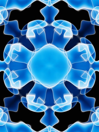 Would You Use This in a DJ Set? 🔵 Blue Kaleidoscope Loop in 4K 💙 Would you use this in a live DJ set? #vjloops #djs #clubvisuals #ledwall #visualart #resolume #vjing