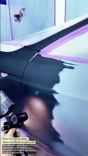 Perfect Car Paint Spraying – Mirror-Like Finish Transformation