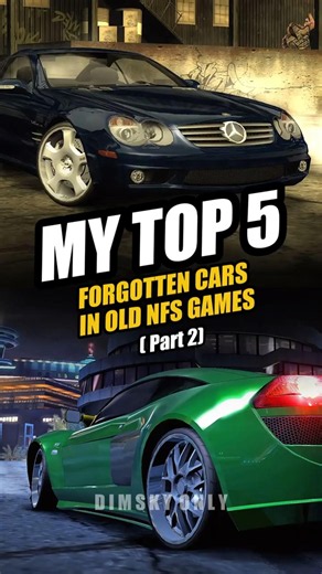 TOP 5 Forgotten Cars in Old NFS Games - Part 2 🔥 #shorts #needforspeed #nfsmostwanted