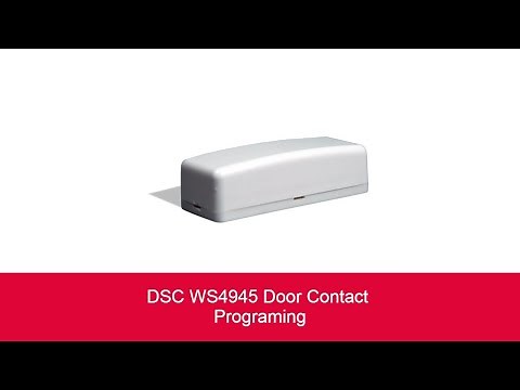 How to Program as DSC Wireless door contacts