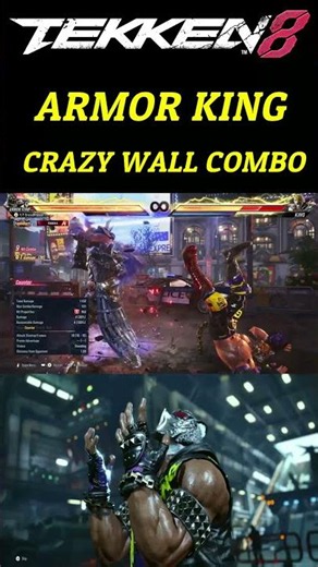 Ultimate Armor King combo Guide - Tekken 8 #tekken8 #shorts #armorking #youtubeshorts #ytshorts #yt