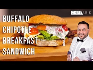 BBQ Chipotle glazed Bacon Breakfast Sandwich