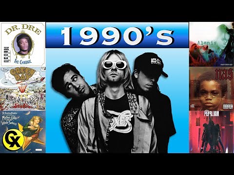 Top 40 Most Iconic Albums - 90's