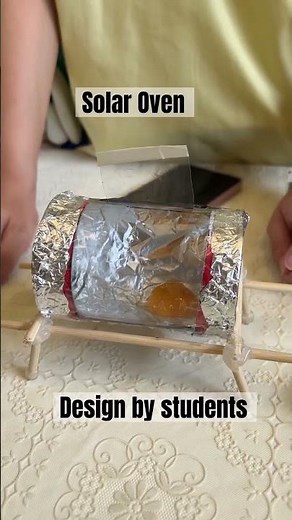 Solar oven project by students #science #stemeducation #scienceproject #diy #solar