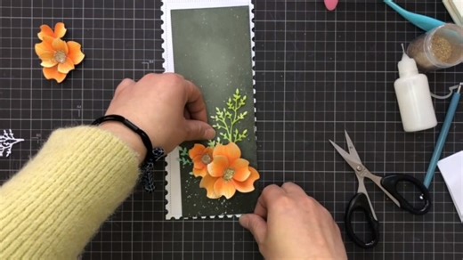 Watch Alinacutle Postage Border Slimline Card n Envelope Tutorial on Amazon Live