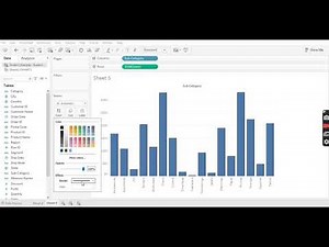 How to show Border for charts in Tableau