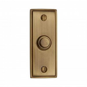 Oblong Solid Brass Door Bell Push - Etsy Australia